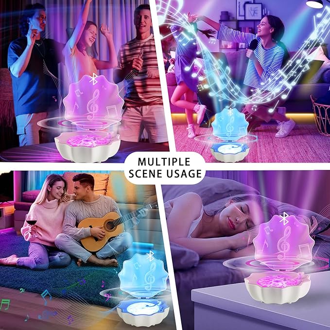 Shell Lamp with Bluetooth Speaker